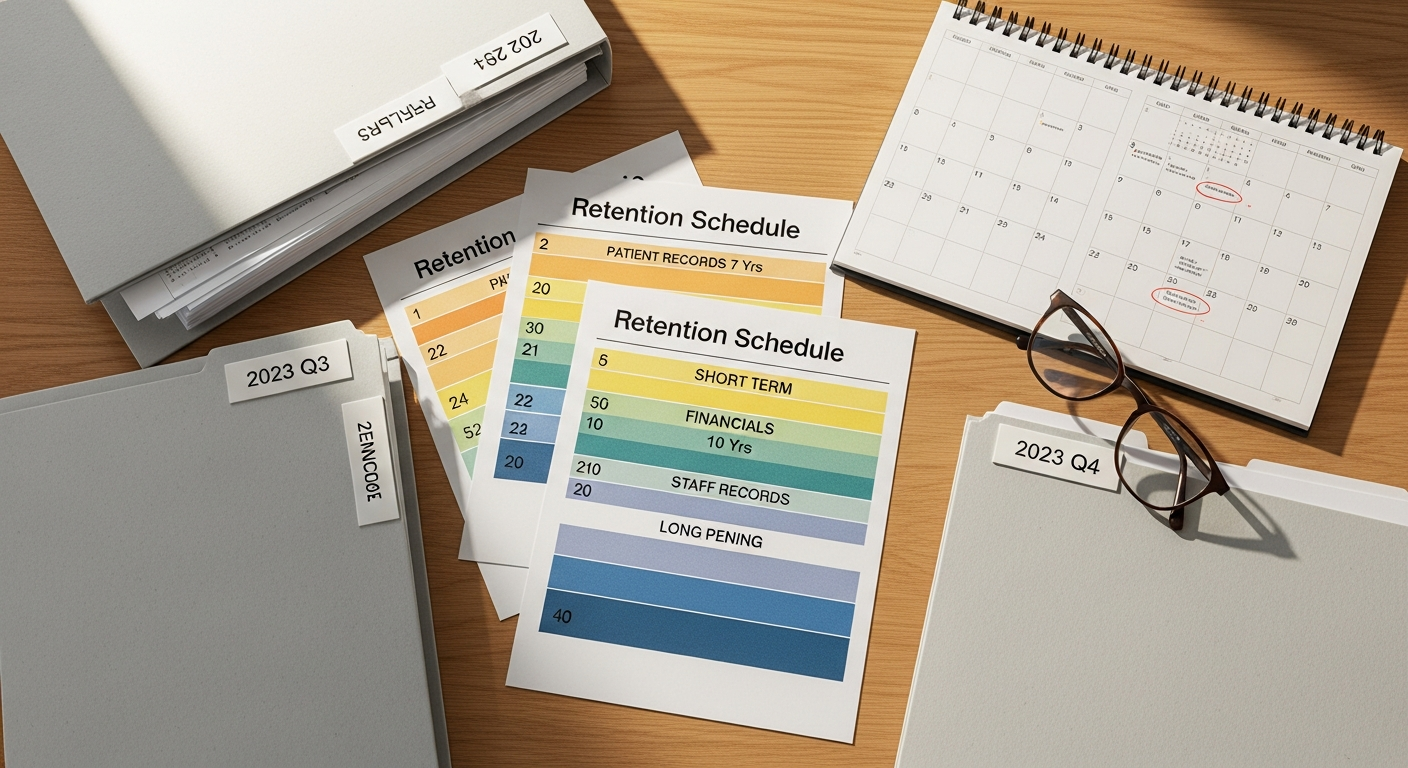 Dental Office Record Retention Guide 2026: What to Keep and for How Long